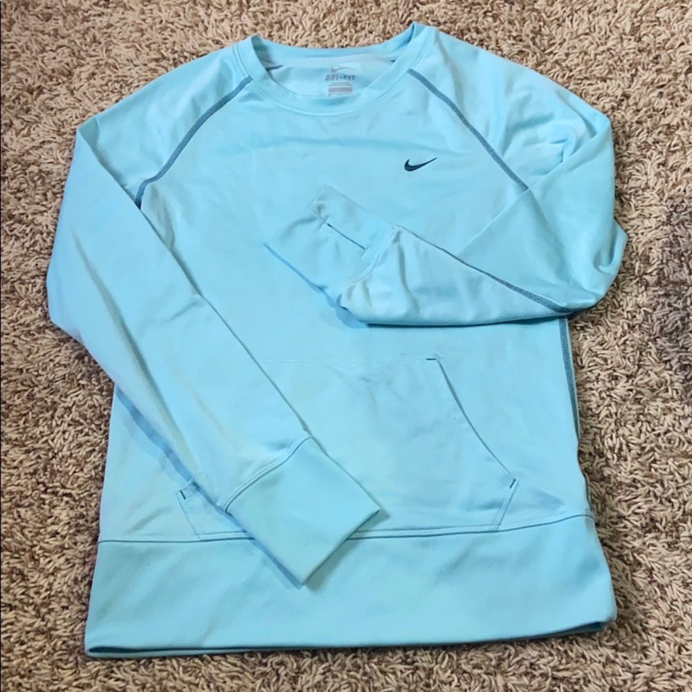 LIGHT BLUE NIKE CREWNECK